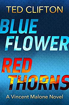 Free: Blue Flower Red Thorns